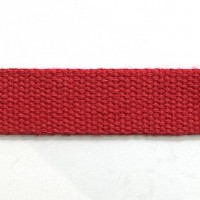Sangle en coton rouge