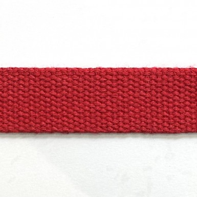 Sangle en coton rouge